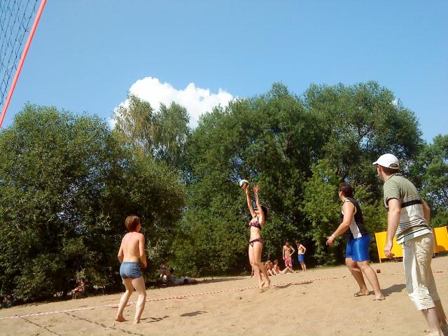 Волейбол на чемпионате школ социальных танцев