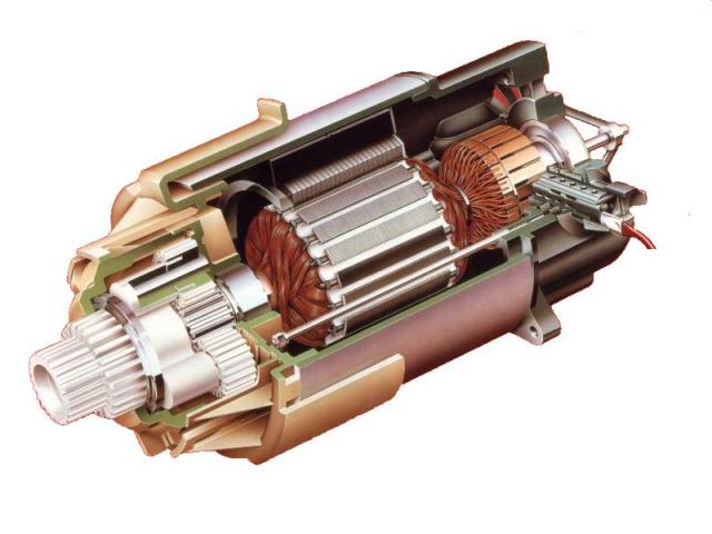 Схема электромотора электротрицикла Sinclair C5 Схема электромотора электротрицикла Sinclair C5